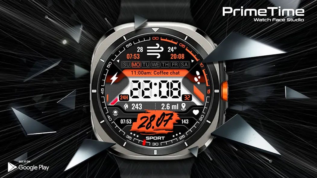 PT16 Digital Watch Face screenshot 27