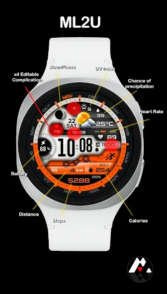 ML2U 339 Watch Face screenshot 2