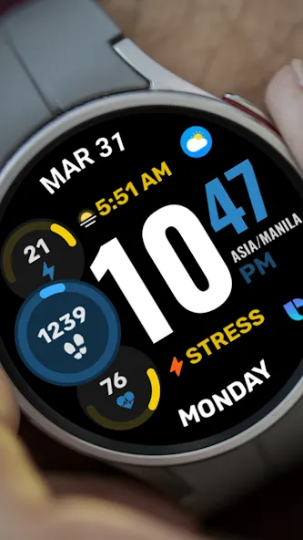 Active Wear Watchface 3 screenshot 2