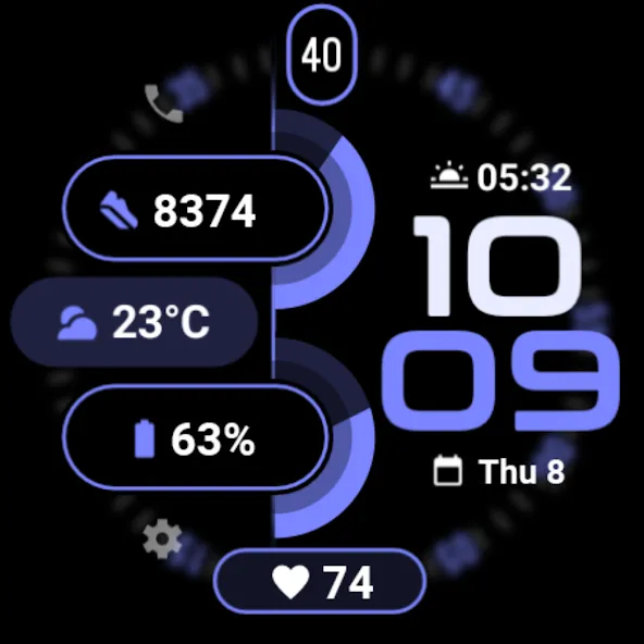 MDS11 Digital Watch Face screenshot 10