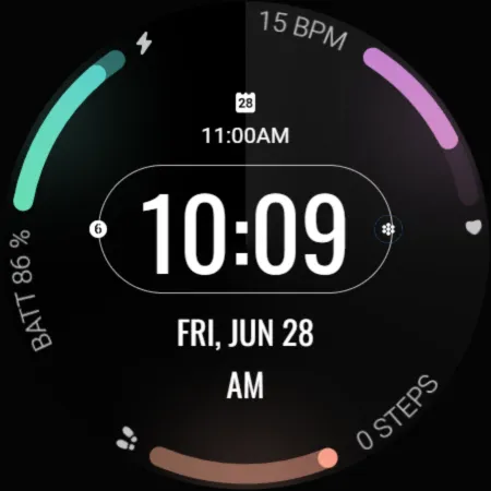 Galaxy Time Pro: Watch face screenshot 5