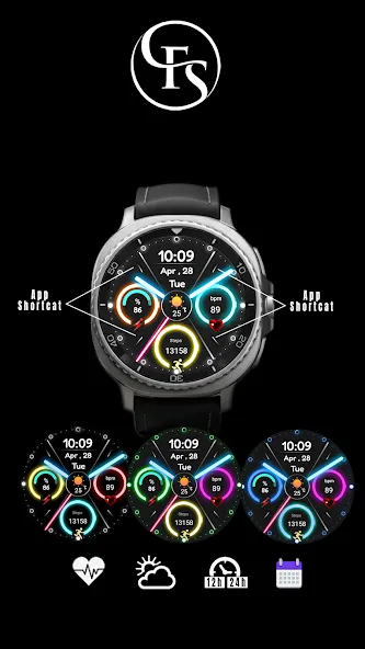 FSW313 Hybrid Watchface screenshot 1