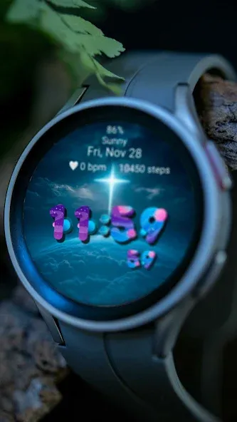 Calm Cross Universe Watch Face screenshot 7