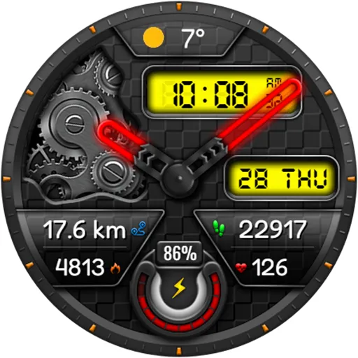 NERDAN URX136 Watch face screenshot 20