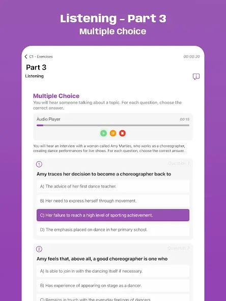 Cambridge C1 Exam Simulator screenshot 13