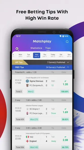 Matchplay: Live Scores & Stats screenshot 5