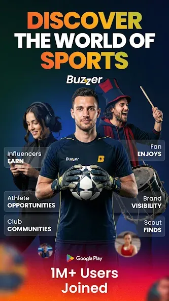 Buzzer: Sports Community screenshot 1
