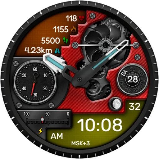 Hybrid GIIS URX78 Watch face screenshot 18