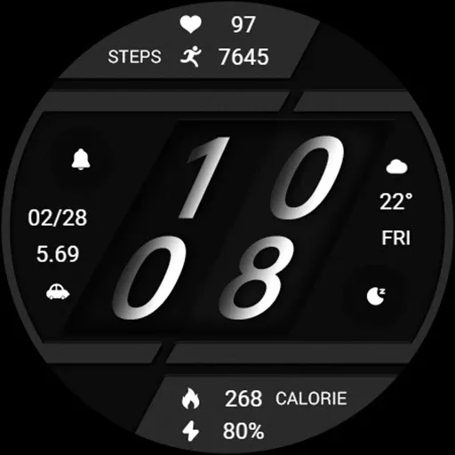 Diagonal Grey ZKin Watch screenshot 7