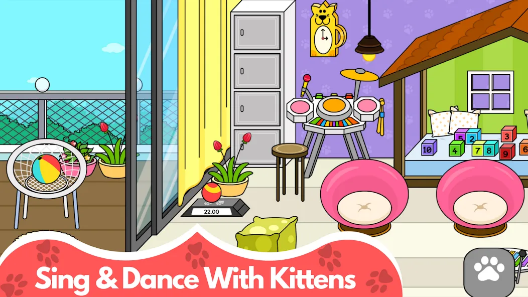 Tizi Cute Kitty: Pet Cat Games screenshot 4
