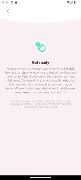 Contraction Timer & Counter 9m screenshot 4