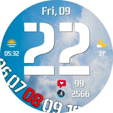 N-SPORT660 Weather Big Digital screenshot 9