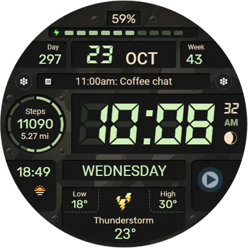 WFP 129 Military watch face screenshot 34