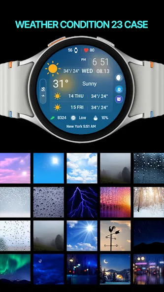 ACRO DW Glass Blur Watchface screenshot 6