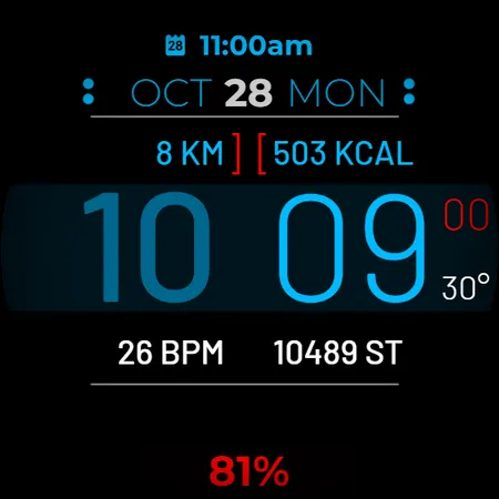 Watch Face WF102 screenshot 10