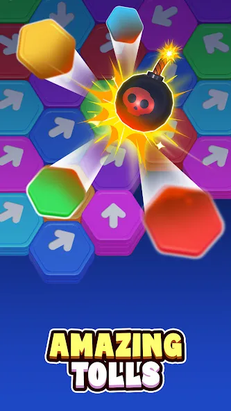 Hexa Slide Away: Tap Hexa screenshot 3