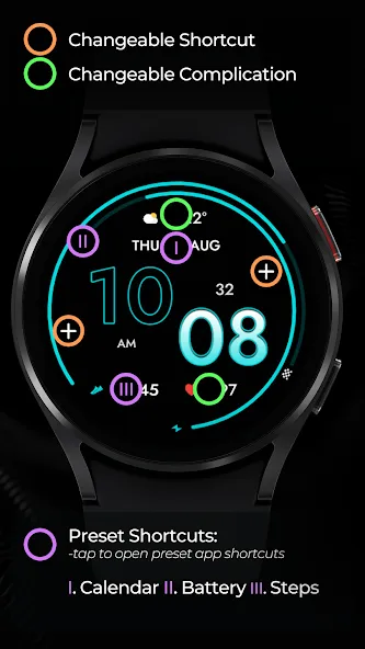 TVV Fitness 5 Watch Face screenshot 4
