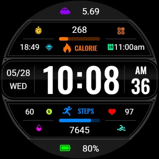 Dark Multifunctional ZKinWatch screenshot 8