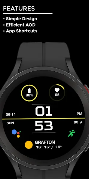 Night Beam - watch face screenshot 2
