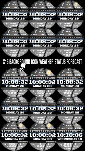N-SPORT704 Weather Time Watch screenshot 4