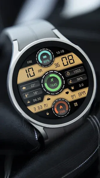 Triple Circular Classic Watch screenshot 1