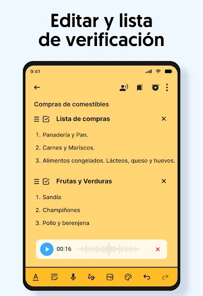 Notas: Bloc de notas, Notebook screenshot 10