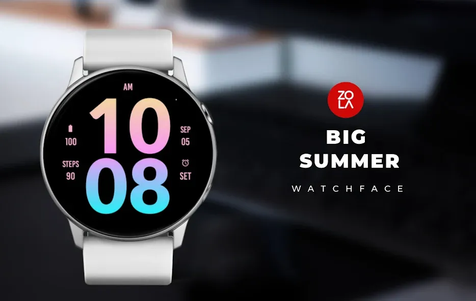 Big Summer Watch Face screenshot 1