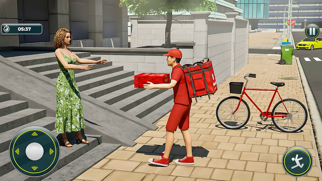 Pizza Delivery: Cycle Rider 3D screenshot 3
