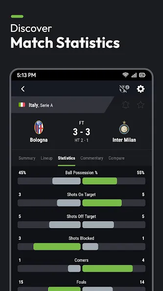 Futbol24 soccer livescore app screenshot 5