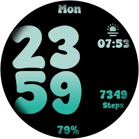 BIG Happy Watch Face screenshot 14
