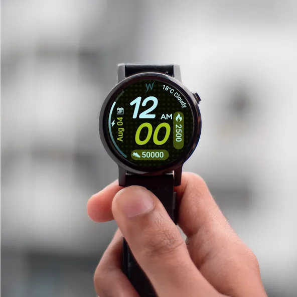Violet Glow Watch Face screenshot 4