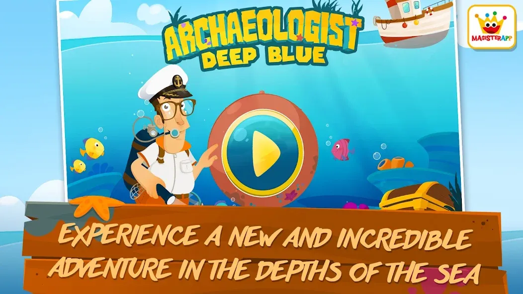 Archaeologist Deep Blue - Kids screenshot 1