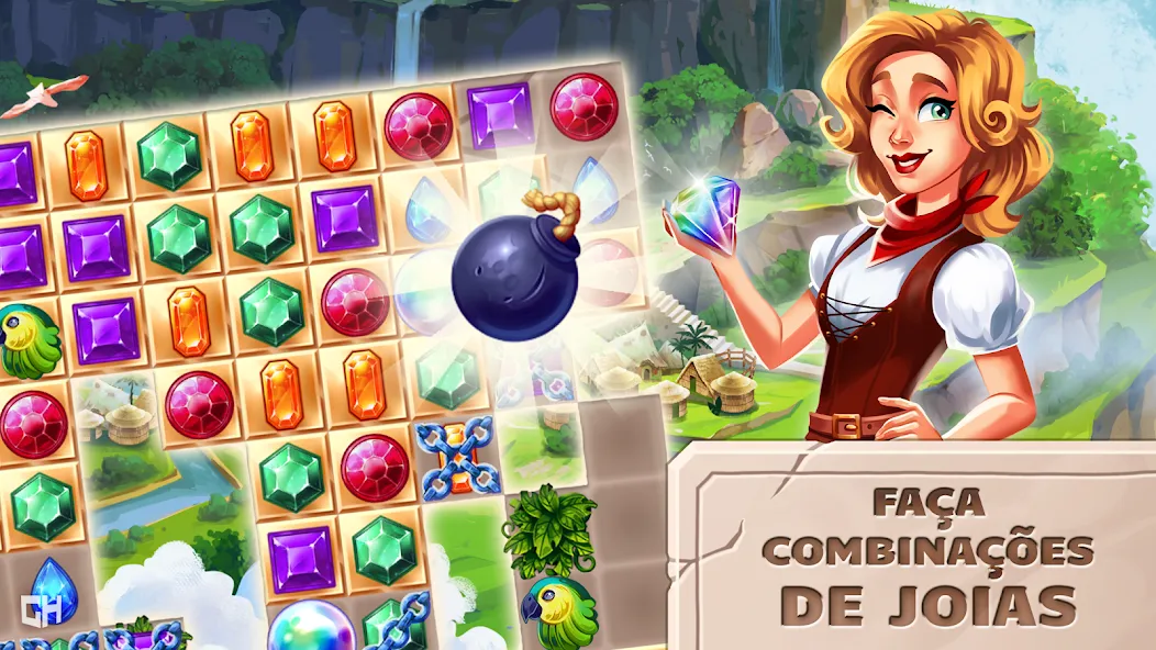 Jewel Quest Match 3 Adventure screenshot 1