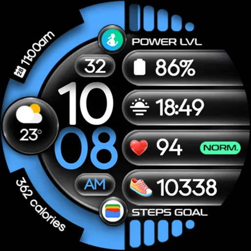 OMG 230 - Digital Watch Face screenshot 24