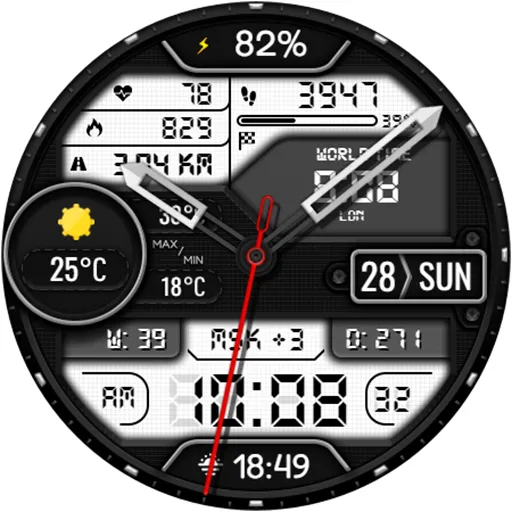 MONOTANA CTS51 Watch face screenshot 15