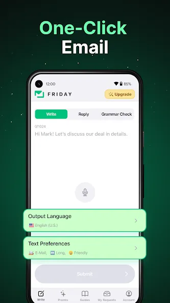 Friday: AI E-mail Assistant screenshot 2