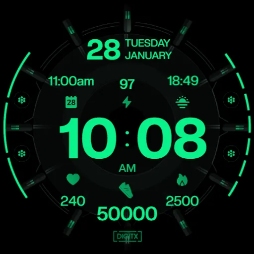 Crypt 53 Digital Watch Face screenshot 9
