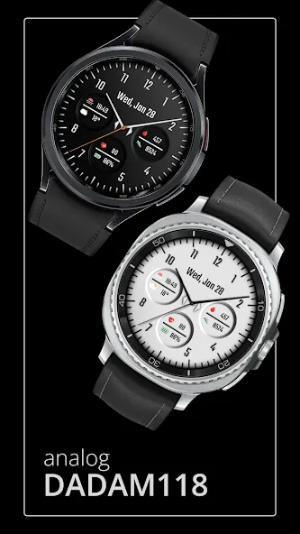 DADAM118: Analog Watch Face screenshot 1