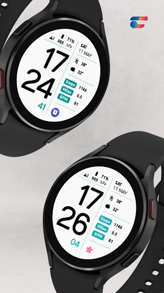 EXD043L: Digital Watch Face screenshot 7
