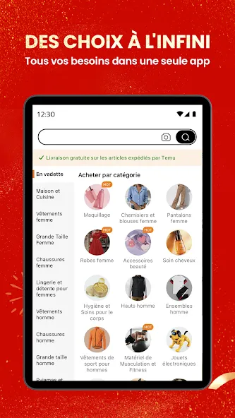 Temu : Achats et Mode en Ligne screenshot 11