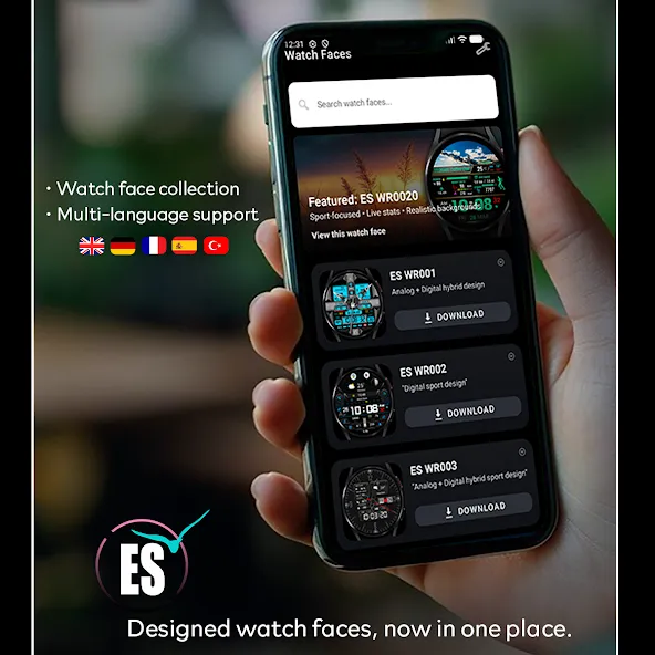 ES WR0022 – Sport Watch Face screenshot 21