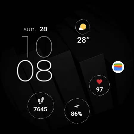 TVV Minimal 3 Watch Face screenshot 9