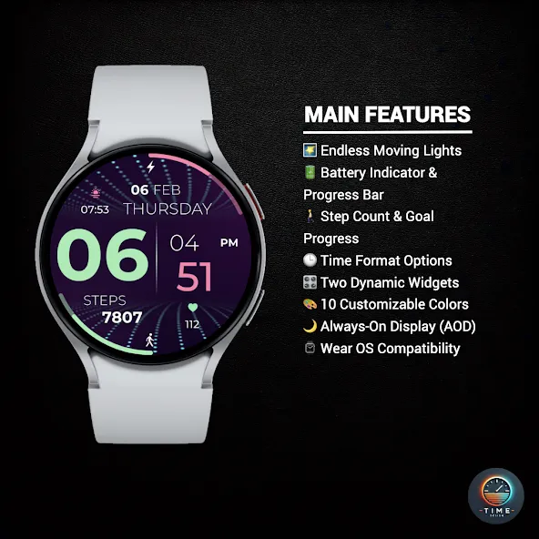 Animated Dots Watch Face screenshot 2