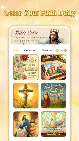 Bible Color Paint By Number screenshot 4