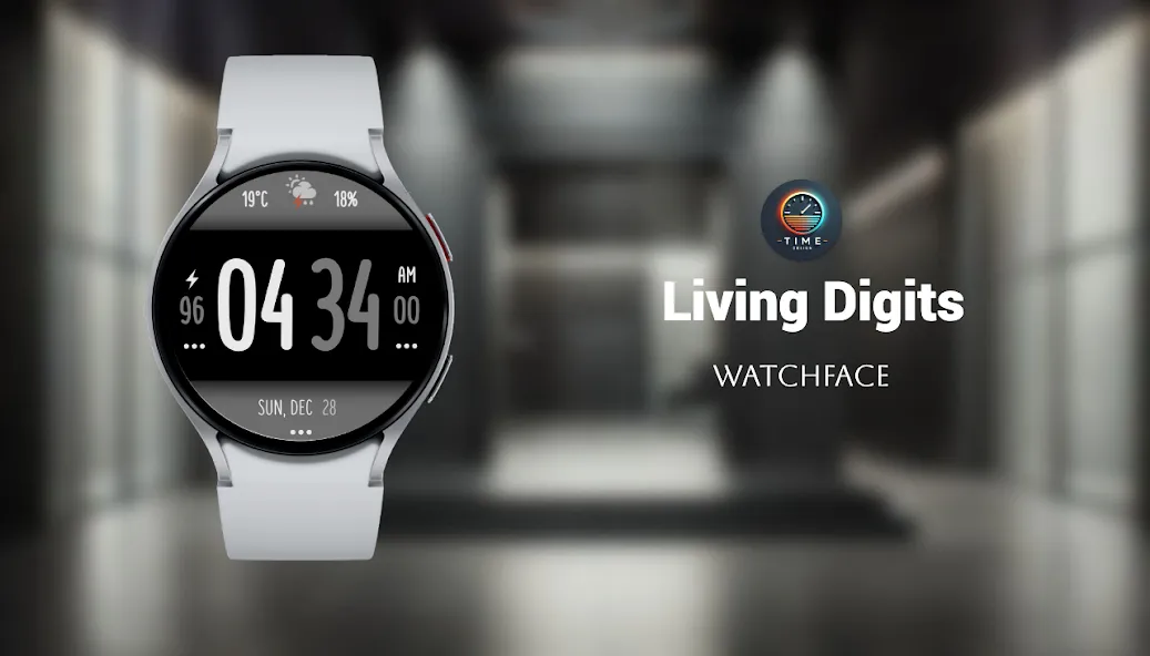 Living Digits Watch Face screenshot 1