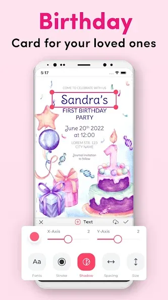 Invitation Maker - Card Design screenshot 4