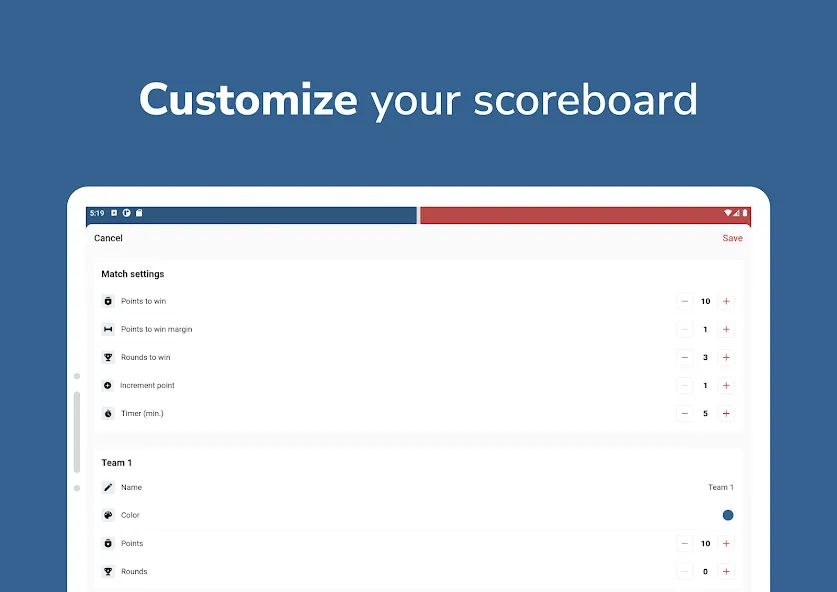 Scoreboard - Keep score screenshot 10