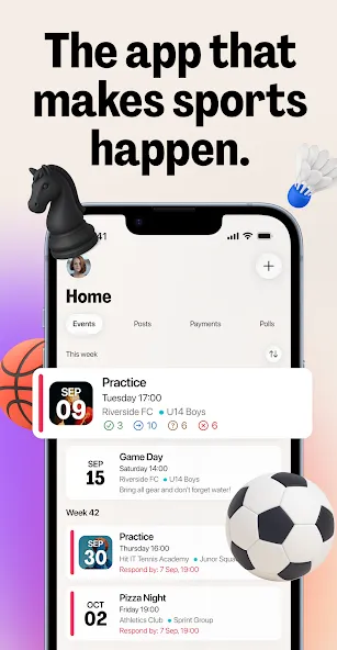 Spond: Sports Team Management screenshot 1