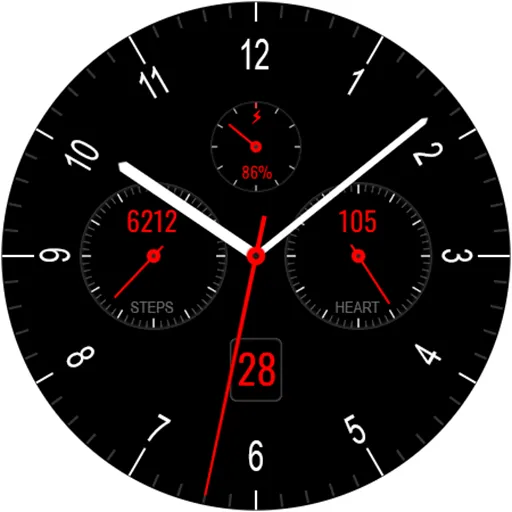 Analog MINUM Watch face screenshot 14