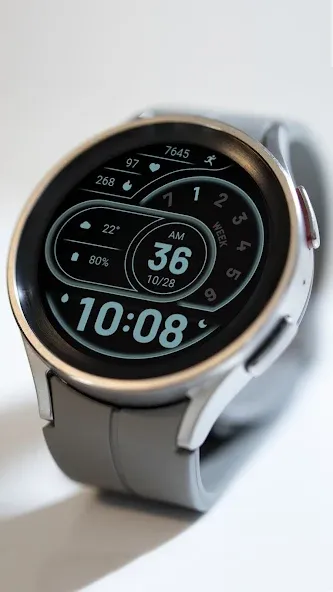Dreamy Micro Blue ZKin Watch screenshot 3